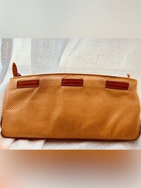 Vintage 70’s Boutique Susan Gail Genuine Snakeskin Palm Beach Clutch Handbag